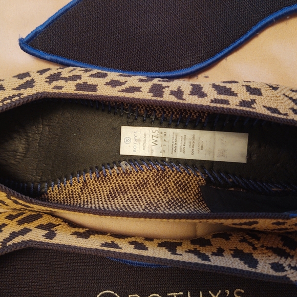 Rothy's the Point Leopard EUC size 7.5 - Picture 4 of 4
